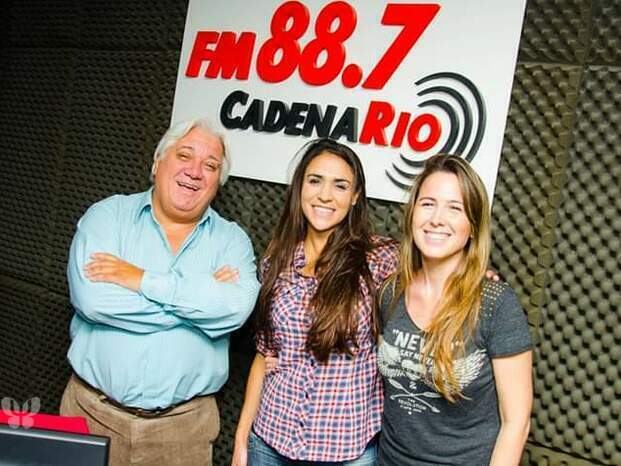 Participación en el programa de radio de Cadena Río FM 88.7