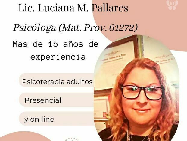 Psicóloga Luciana Pallares