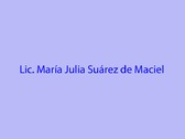 Lic. María Julia Suárez de Maciel