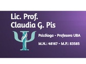 Lic. Claudia G. Pis