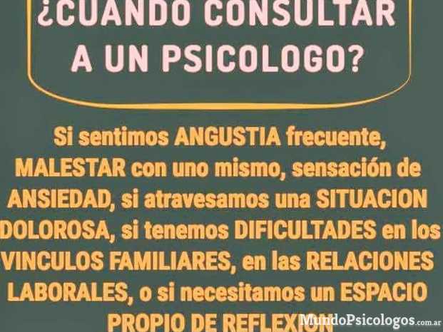 ¿Cuándo consultar a un Psicólogo?